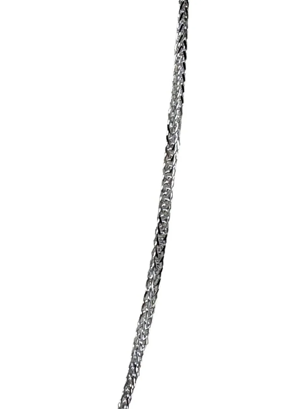 Solid 999 Fine Silver Chopin Chain Necklace 1.2mm 18